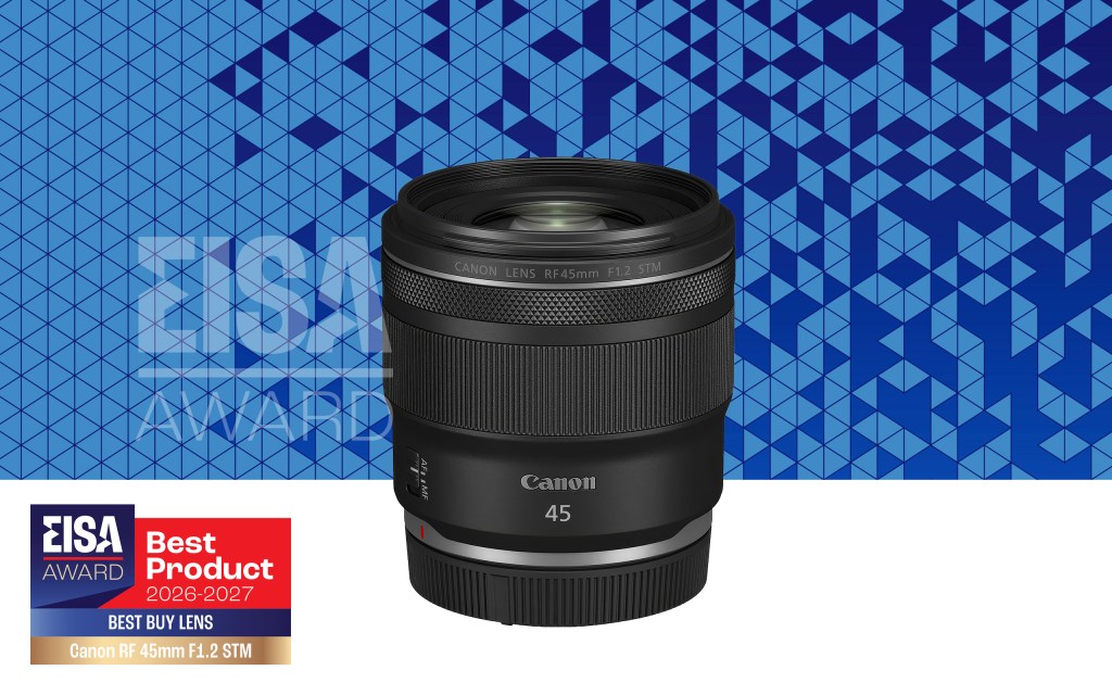 EISA Award 2026-2027 Canon RF 45mm F1.2 STM