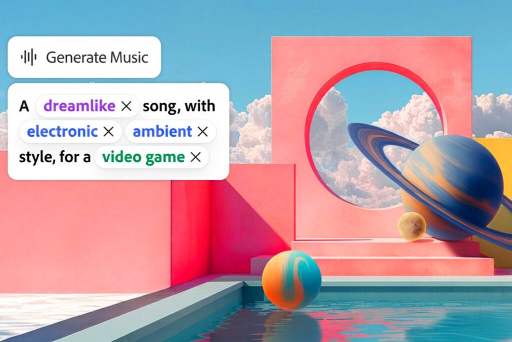 Adobe Firefly becomes audio studio for AI-generated music, voices and sound effects Adobe Firefly becomes audio studio for AI-generated music, voices and sound effects