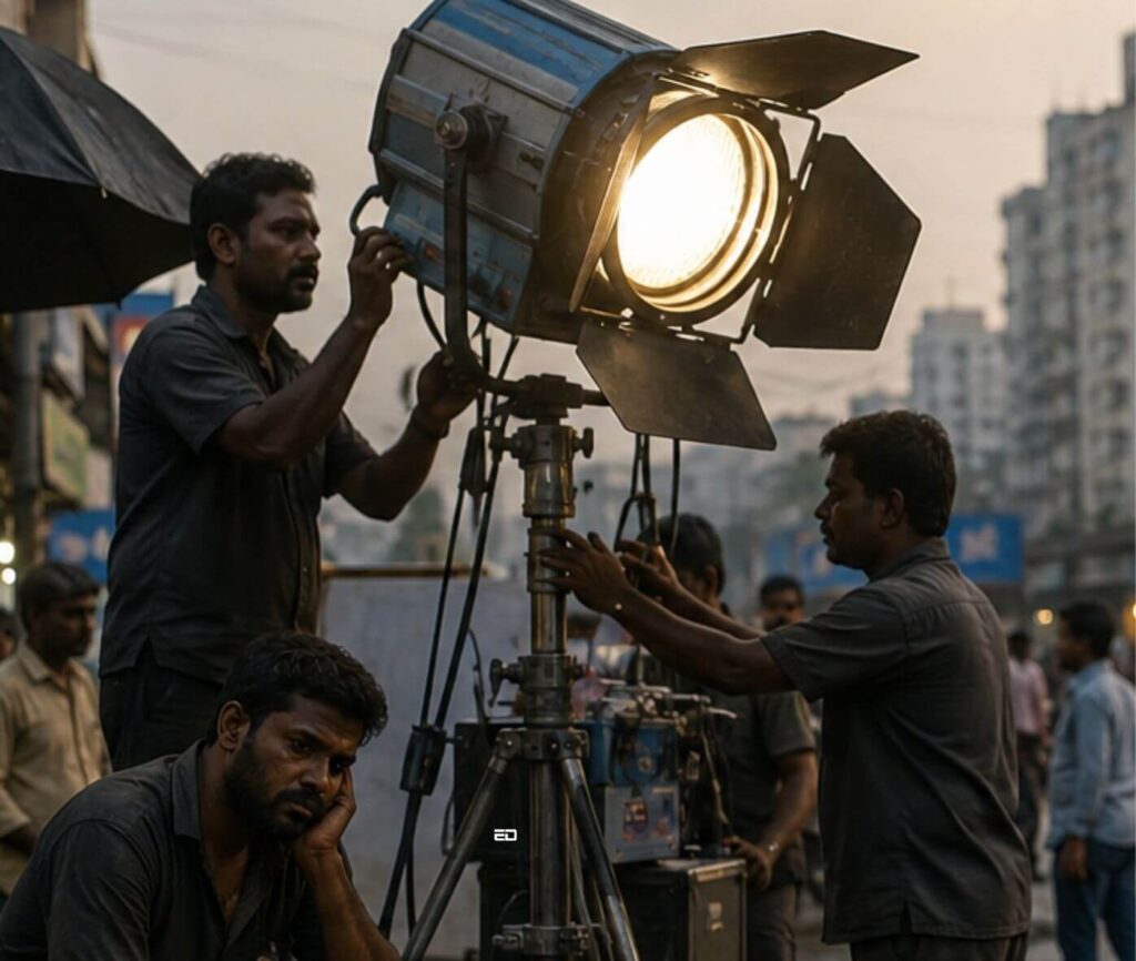 ‘We Can’t Take This Anymore,’ Mumbai Movie Light Men Are Quitting Their 18 'We Can't Take This Anymore,’ Mumbai Movie Light Men Are Quitting Their 18