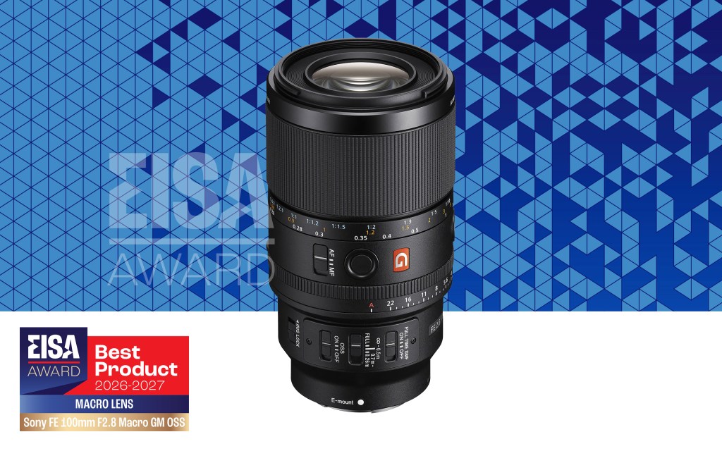 EISA Award 2026-2027 Sony FE 100mm F2.8 Macro GM OSS