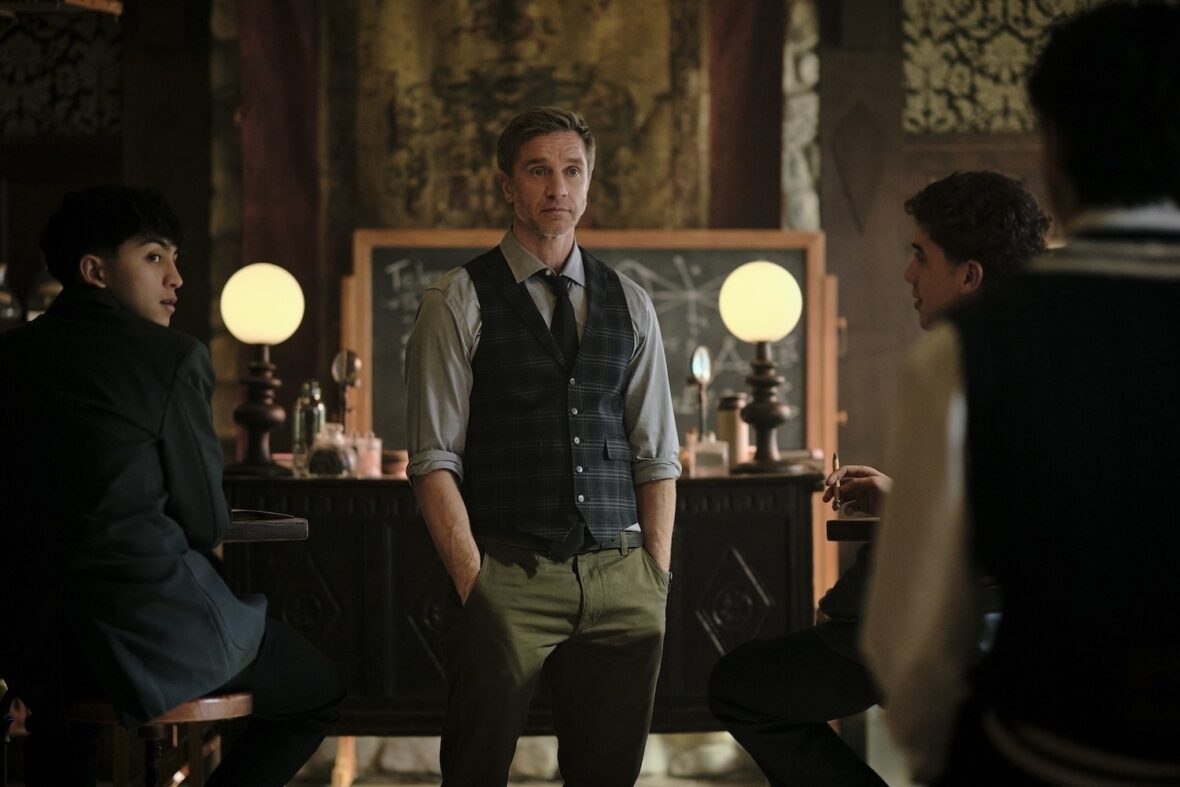Still of Devon Sawa in new series Coven Academy