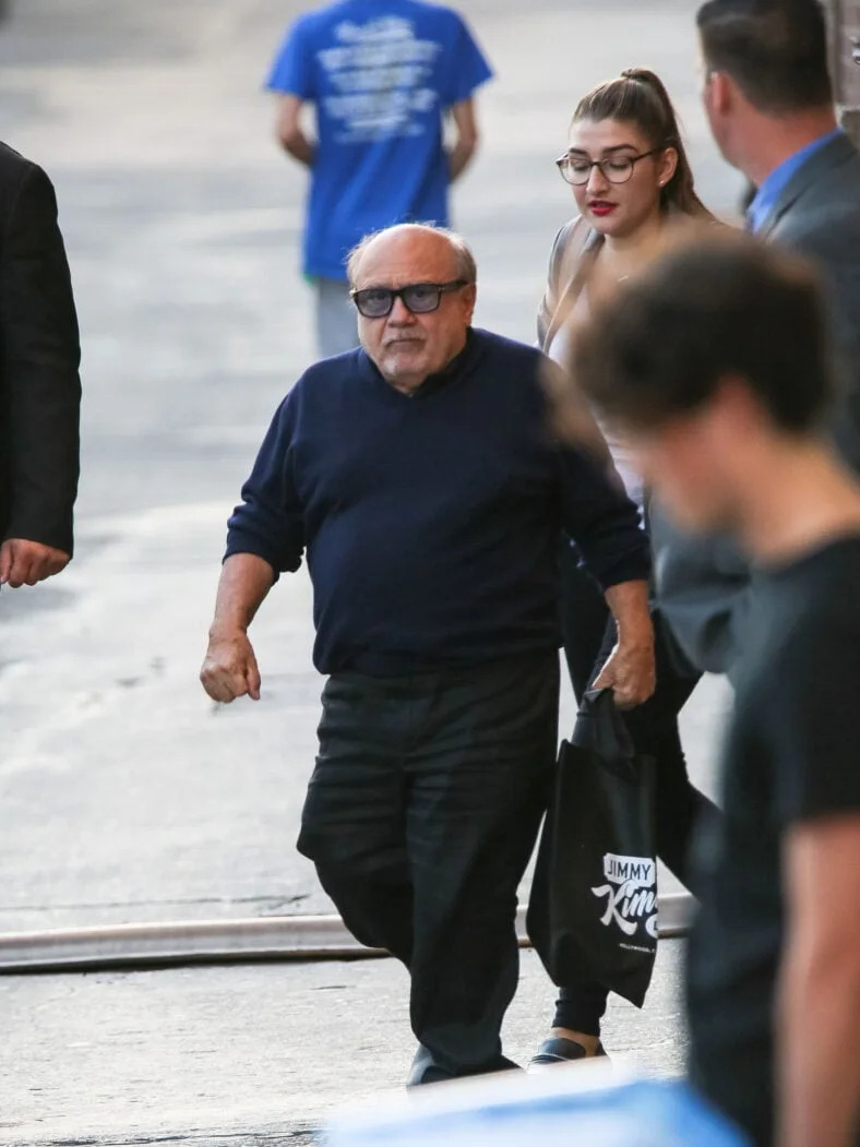 Danny DeVito is seen arriving at Kimmel