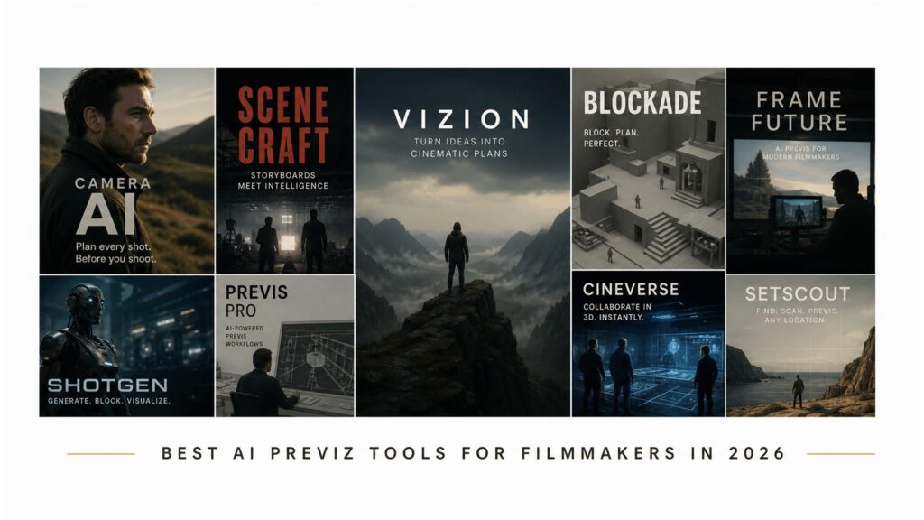 9 Best AI Previz Tools for Filmmakers in 2026