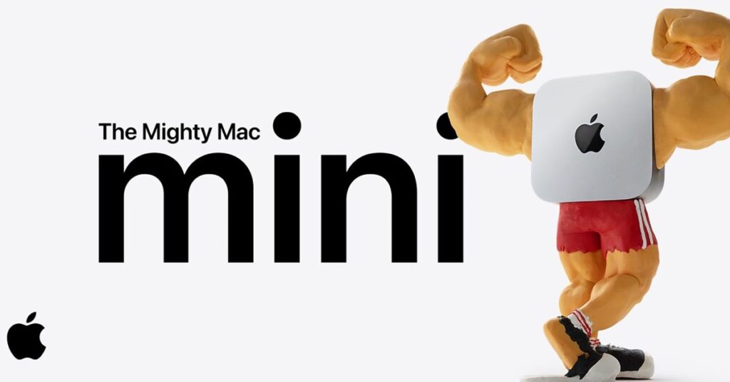 Apple shares behind-the-scenes video for its fun new Mac mini ad