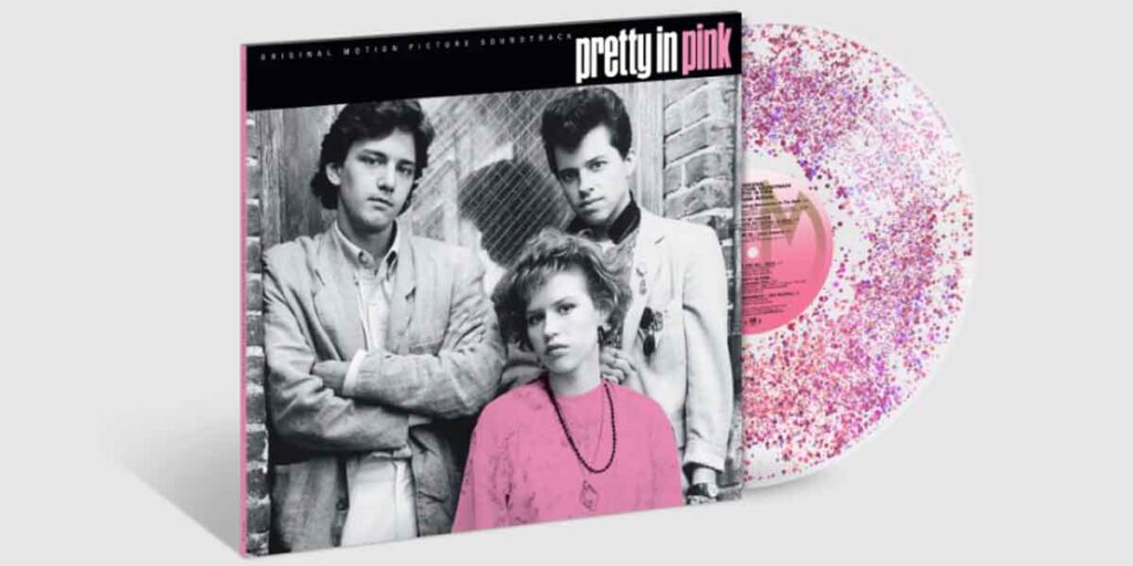 Pretty in Pink 40th Anniversary Soundtrack Gets Pink Glitter-Filled Vinyl With OMD, The Psychedelic Furs, New Order and The Smiths