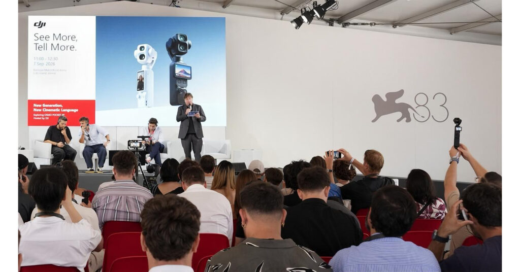 DJI Hosts Filmmakers & Visionaries Session at Venice Production Bridge During the 83rd Venice International Film Festival