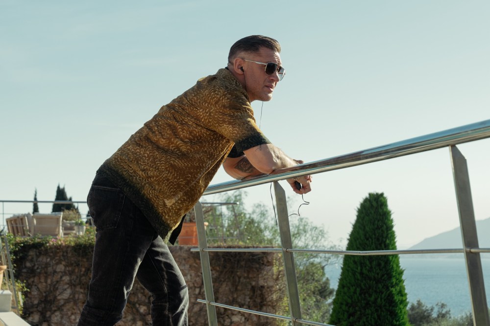 Tom Hardy as Harry Da Souza In MobLand, season 2, streaming on Paramount+, 2026. Photo Credit: Luke Varley/Paramount+