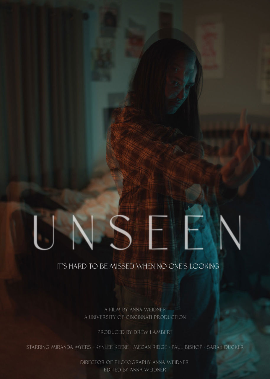 Promotional poster for "Unseen." Photo/Provided.